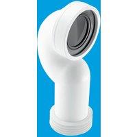 McAlpine WC-CONQ 4"/110mm 90 Space Saving Bend Adjustable Length Rigid WC C in White