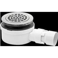McAlpine ST90CPB-P-53 90mm Shallow Shower Trap - 53mm High in White