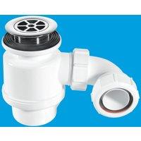McAlpine STW4-R 50mm Water Seal Resealing Shower Trap with Multifit Outlet in White
