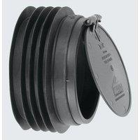 McAlpine ARB-1 4"/110mm Anti Back-Flow & Rodent Barrier Valve in Black