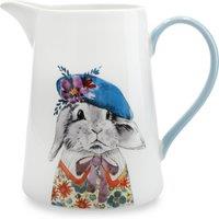 Mikasa Jug Fine China Pitcher 1.2L in White