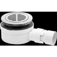 McAlpine ST90CPB-S-53 90mm Shallow Shower Trap - 53mm High in White