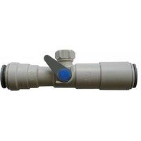 John Guest Double Check With Service Valve 15mm in Grey