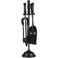 simpa Haft Style 5PC Companion Set in Black