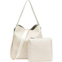 Claudia Canova Women's Mono Tote Bag in Light Stone