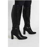 Extra Wide Fit Heeled Knee High Boot