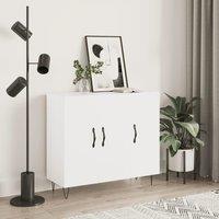 Berkfield Home Sideboard White 90x34x80 cm Engineered Wood | Size: 90 x 34 x 80 cm