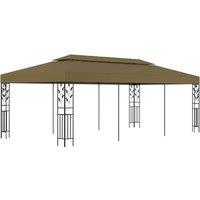 Berkfield Home Gazebo 6x3 m Taupe 180 g/m in Beige
