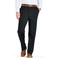 Pegasus Men's Super Stretch Comfort Trouser with Elasticated Back in Black | Size: 36R