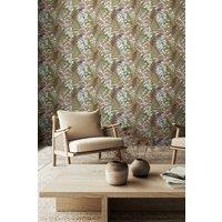 Hoopla Walls Wild Ferns Matt Wallpaper in Teal