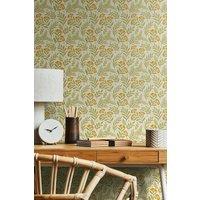 Hoopla Walls Petite Posy Matt Wallpaper in Yellow