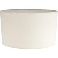Happy Homewares Contemporary & Stylish Linen Fabric Lamp Shade in Cream | Size: 12 inches