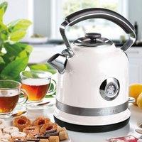 Ariete Cordless Electric Kettle, 1.7 Litre Capacity in White