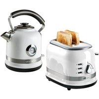 Ariete Kettle & 2 Slice Toaster Set in White