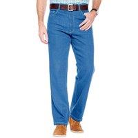 Pegasus Men's Stonewash Finish Denim Jeans in Stretch Fabric in Light Blue | Size: 34L