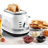 Ariete 2 Slice Toaster, Defrost Function in White
