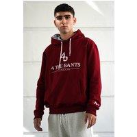 4 The Bants Men's Series 2 Hoodie with Silk Lined Hood in Maroon | Size: XL