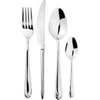 Glim & Glam Cutlery Sets Stainless Steel 18/8 16pc Set Catering Versailles in Silver