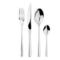 Glim & Glam Cutlery Sets Stainless Steel 18/8 24pc Set Catering Sphere in Silver