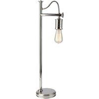 Netlighting Douille 1 Light Table Lamp Polished Nickel E27 in Grey