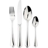 Glim & Glam Cutlery Sets Stainless Steel 18/8 32pc Set Catering Alhambra in Silver