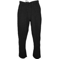 D555 Men's Rory Fleece Lightweight Kingsize Jogging Bottoms in Black | Size: 7XL