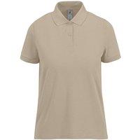 B&C Women's My Polo Shirt in Beige | Size: 8