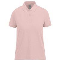 B&C Women's My Polo Shirt in Baby Pink | Size: 16