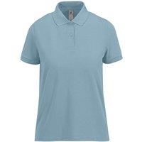 B&C Women's My Polo Shirt in Mid Blue | Size: 12