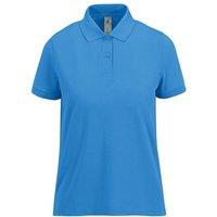 B&C Women's My Polo Shirt in Aqua | Size: 8