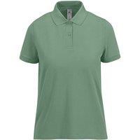 B&C Women's My Polo Shirt in Pale Green | Size: 18