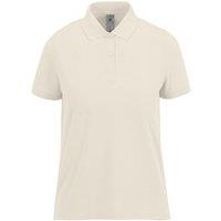 B&C Women's My Polo Shirt in Off-White | Size: 12
