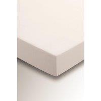 Helena Springfield 'Hs Brushed Cotton' Fitted Sheet in Off-White | Size: Super King Fitted