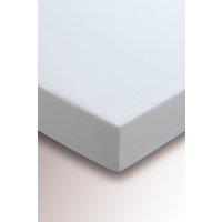 Helena Springfield 'Hs Brushed Cotton' Fitted Sheet in Silver | Size: Super King Fitted