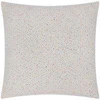 Furn Hali Boucle Textured Polyester Filled Cushion in White | Size: 45 cm x 45 cm
