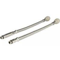 John Guest Braid Hose For Mono 300mm X 12mm X m10 (Pack Of 2) in Silver