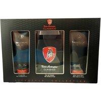 Lamborghini Classico EDT Spray 125ml Balm 100ml Gel 100ml Mens Fragrance Set