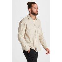 Craghoppers Men's NosiDefense Cotton-Blend 'Kiwi' Long Sleeve Shirt in Beige | Size: 2XL