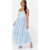 Maya Deluxe Women's Cami Midaxi Dress in Blue | Size: 12