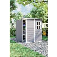 Outdoor Lockable Plastic Garden Storage Shed