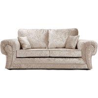 Chelsea Crushed Velvet Large 3 Seater Sofa Rolled Arms