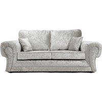 Chelsea Crushed Velvet Large 3 Seater Sofa Rolled Arms