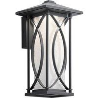 Netlighting Kichler Ashbern Outdoor 1 Light Wall Lantern Textured Black IP44