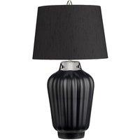 Netlighting Bexley 1 Light Table Lamp Black Polished Nickel