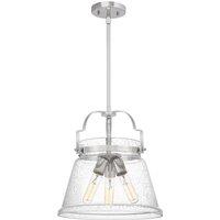 Netlighting Quoizel Wimberley Dome Pendant Ceiling Light Polished Chrome in Grey