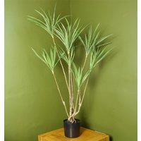 Leaf Artificial 125cm Dragon Plant Dracaena Tree Natural Look in Green
