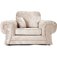 Chelsea Crushed Velvet Armchair Rolled Arms Single Seater