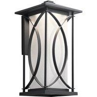 Netlighting Kichler Ashbern Outdoor 1 Light Wall Lantern Textured Black IP44