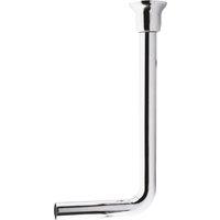 Balterley Ceramic Accessories Low Level Flush Pipe Pack Chrome in Silver