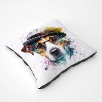 Jack Russell Dog Splashart Pet Bed